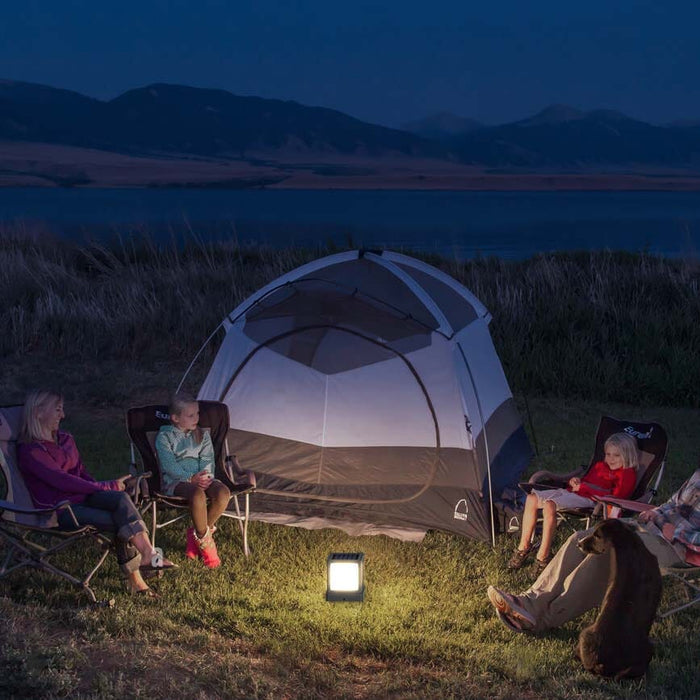 Cube-1000 Outdoor Landscape / Post-Cap Solar Light | Dusk to Dawn Landscape Pathway Lighting True Lumens™ | Sharper Designs, Inc