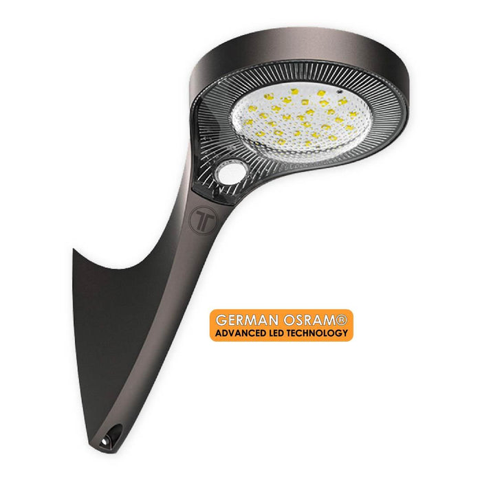 Luna Pro-1000® | Outdoor Motion Sensor Solar Light | German Osram | Dusk to Dawn | 2-Pack Flood & Spot Lights True Lumens™ 