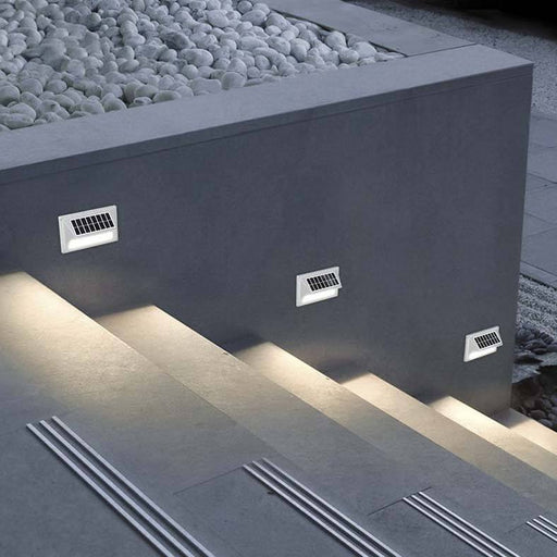 Mesa-100® Pro-Line German Osram Outdoor Deck / Step Solar Light | Dusk to Dawn | 2-Pack Landscape Pathway Lighting True Lumens™