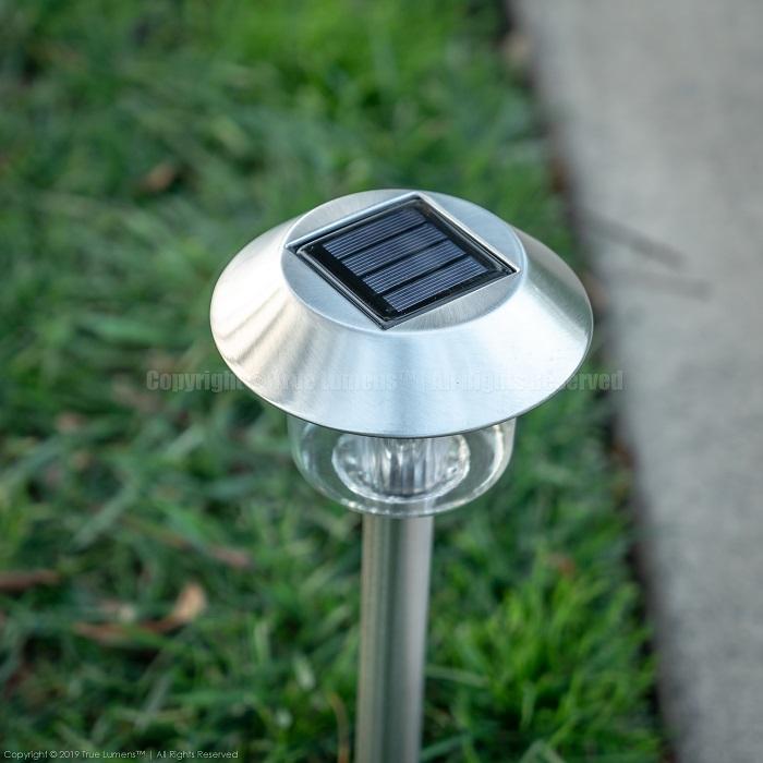 25 Lumens Stake landscape lights | Stainless Steel | Daylight White (6-Pack) True Lumens™