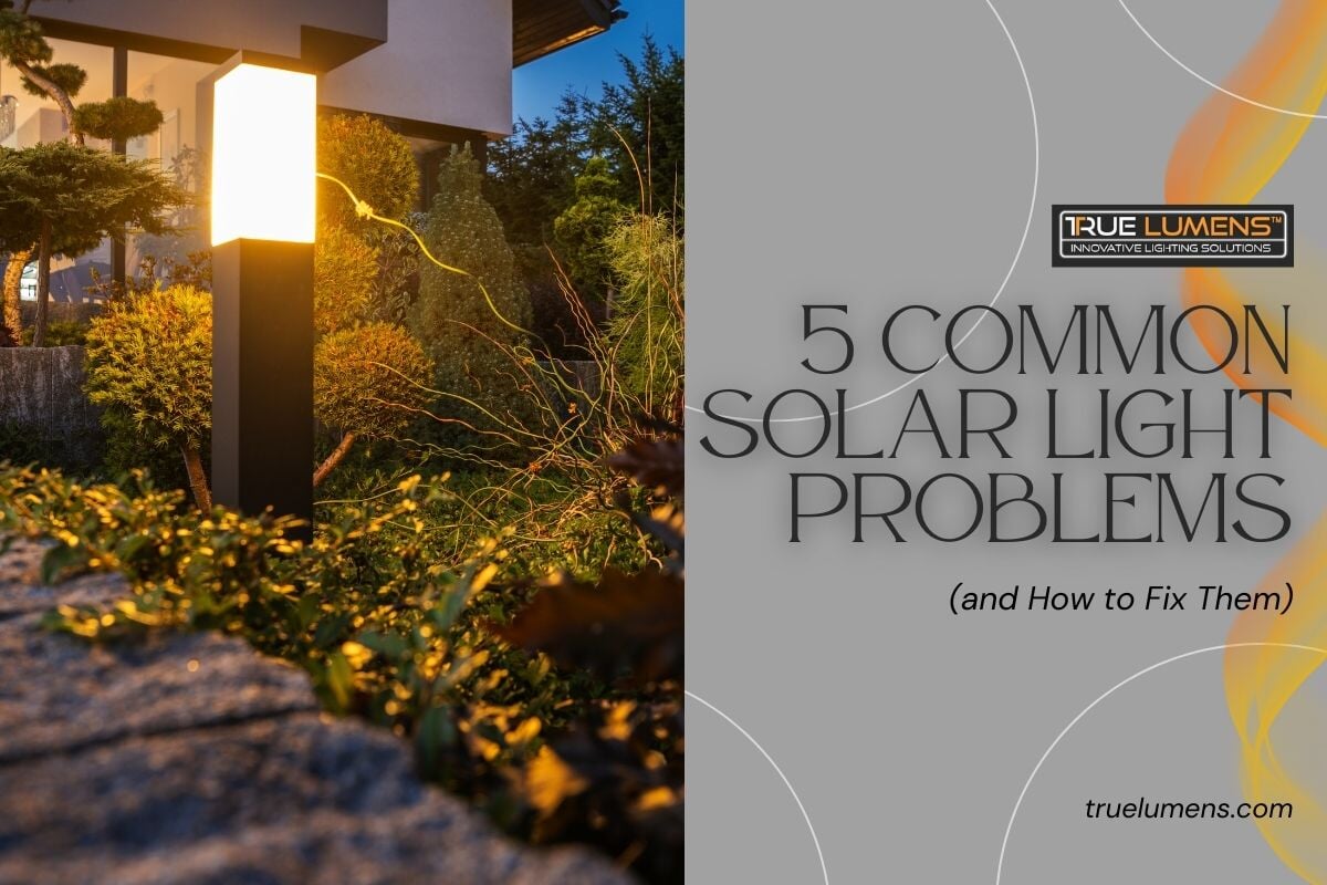 5 Common Solar Light Problems (and How to Fix Them)