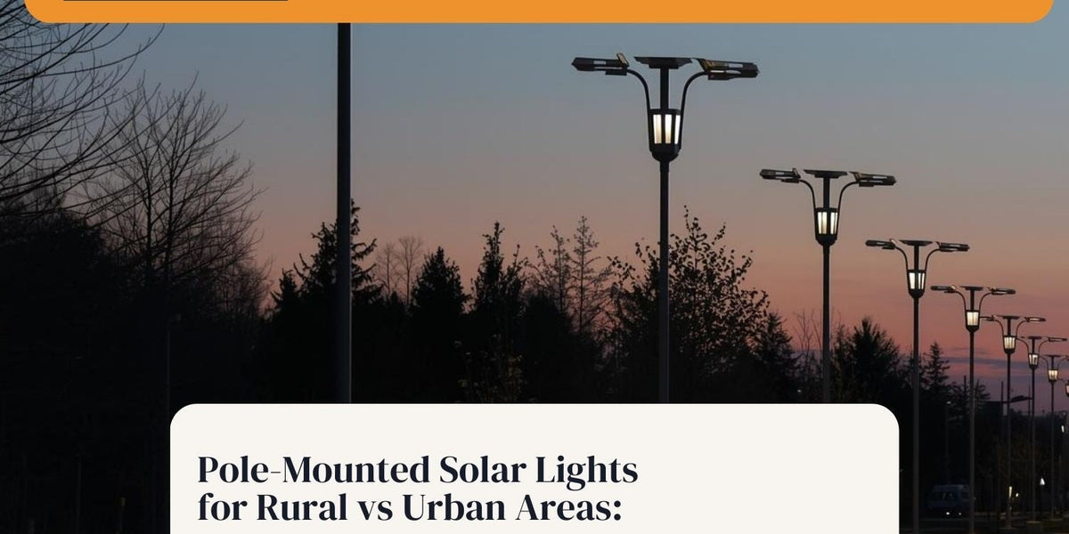 Pole-Mounted Solar Lights for Rural vs Urban | True Lumens