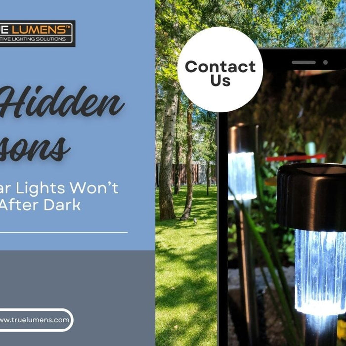 The Hidden Reasons Your Solar Lights Won’t Turn On After Dark