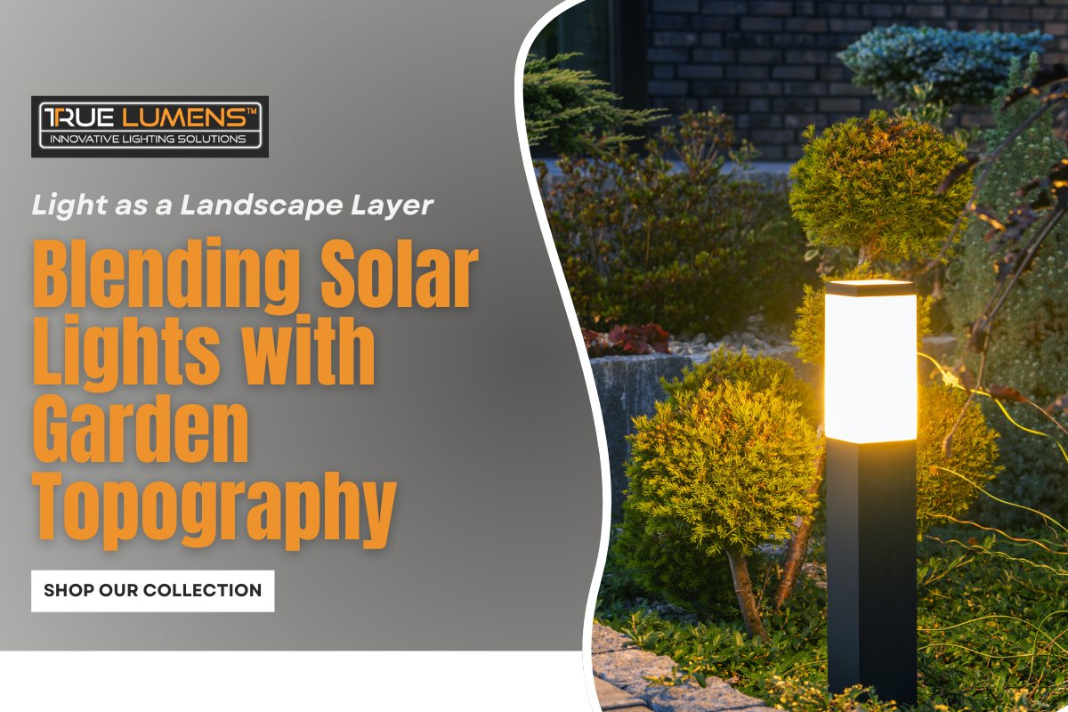 Light as a Landscape Layer: Integrating Solar Bollard Lights with Garden Topography, Plants, and Hardscapes