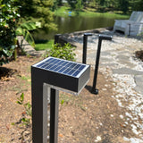 German Osram Pro-Line Bollard Solar Lights® V4 | 100LM | Aluminum / Glass | 2-Pack Landscape Pathway Lighting True Lumens™