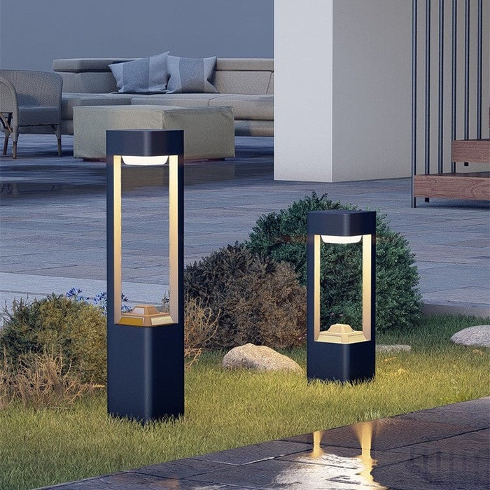 Solar Powered Outdoor Landscaping Path Lights Lighting EP Designlab LLC 