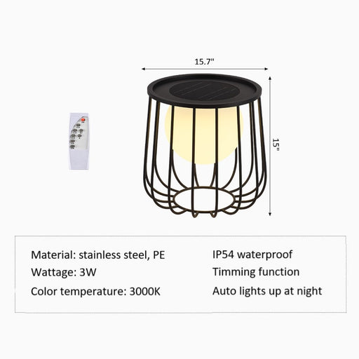 Solar Powered Glow Garden Table n/a EP Designlab LLC Small 
