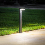 German Osram Pro-Line Bollard Solar Lights® V3 | 100LM | Aluminum / Glass | 2-Pack Landscape Pathway Lighting True Lumens™ 