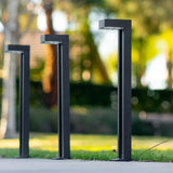 German Osram Pro-Line Bollard Solar Lights® V4 | 100LM | Aluminum / Glass | 2-Pack Landscape Pathway Lighting True Lumens™